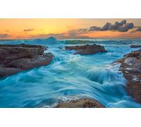 GLHUIOZ Puzle de 500 Piezas,Puzzle para Adultos,Impossible Rompecabezas,Colorido Juego de Habilidad para Toda la Familia,Negocio Piedras,Estados Unidos,Estado de Oregón,Estado de Oregón,52x38cm