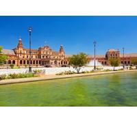GLHUIOZ Puzzle 1000 Piezas, Puzzles para Adultos, Puzzle Fantasy, Rompecabezas Ríos de España Sevilla Ciudad 75x50cm