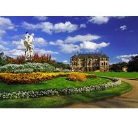 GLHUIOZ Puzzle 1500 Piezas Adultos,Ciudad romantica Puzzles para Adultos,Rompecabezas Juego de Rompecabezas y Juego Familiar Alemania Ríos Barco fluvial Elba 87x57cm