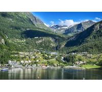 GLHUIOZ Puzzle 1500 Piezas | Puzzle | Rompecabezas | Puzzle 1500 Piezas Adultos | Paisaje de Noruega en Bergen 87x57cm