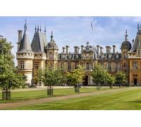 GLHUIOZ Puzzle 500 Piezas, Puzzles para Adultos, Puzzle Fantasy, Rompecabezas Mansión Waddesdon de Inglaterra 52x38cm