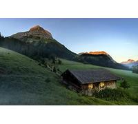 GLHUIOZ Puzzle 500 Piezas | Rompecabezas | Puzzles para Adultos | Amanecer en el Tirol 52x38cm