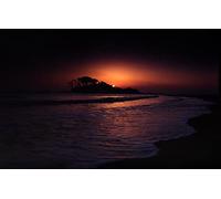 GLHUIOZ Puzzle 500 Piezas | Rompecabezas | Puzzles para Adultos | Corea,Amanecer Profundo en Ulsan,Playa Jinha,52x38cm