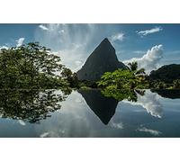 GLHUIOZ Puzzle 500 Piezas | Rompecabezas | Puzzles para Adultos | Soufriere,Indias Occidentales,Santa Lucía,52x38cm