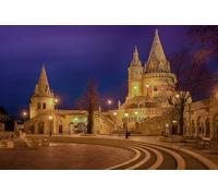 GLHUIOZ Puzzle de 1000 Piezas, Rompecabezas para Adultos, Rompecabezas imposibles, Juego de Habilidad para Toda la Familia, Rompecabezas de Colorido Fuentes de Budapest, Hungría 75x50cm