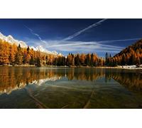 GLHUIOZ Puzzle de 500 Piezas Adultos,Imposible Rompecabezas,Juego de Habilidad para Toda la Familia,Puzle para decoración del hogar,Lago,Italia,Lago de San Pellegrino,52x38cm