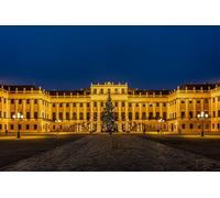 GLHUIOZ Puzzle de 500 Piezas para Adultos, Rompecabezas clásicos, Navidad Austria Viena Ciudad 52x38cm