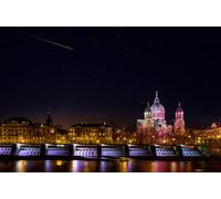 GLHUIOZ Puzzle, de 500 Piezas, Rompecabezas DIY, Pasatiempo, Regalo, Diversión Alemania Múnich Ríos Cascadas Baviera 52x38cm