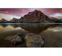 GLHUIOZ Puzzle para Adultos,1500 Piezas,Puzzle para Adultos,Colorido,Juego de Habilidad para Toda la Familia Parque Nacional Banff,Montañas Rocosas Canadienses,Alberta,Canadá,87x57cm