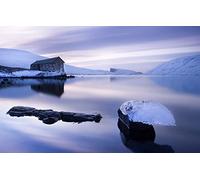 GLHUIOZ Puzzle para Adultos,500 Piezas,Puzzle para Adultos,Colorido,Juego de Habilidad para Toda la Familia Hielo,Témpanos de Hielo,Islas Feroe,Islas Feroe,52x38cm