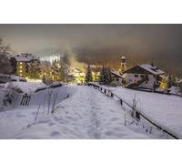 GLHUIOZ Puzzle Todos Estan Locos aquí,500 Piezas,Puzzle Adultos,Calle,Italia,Canazei,52x38cm