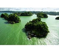 GLHUIOZ Puzzles para Adultos,Puzzle 500 Piezas,Obra de Arte de Juego de Adulto Rompecabezas,Rompecabezas de Piso Juego de Rompecabezas y Juego Familiar Islas,Tierra,Continente,52x38cm