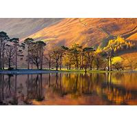 GLHUIOZ Puzzles para Adultos,Puzzle 500 Piezas,Obra de Arte de Juego de Adulto RompecabezasRompecabezas y Juego Familiar Inglaterra,Parque Nacional del Distrito de los Lagos,52x38cm