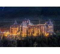 GLHUIOZ Rompecabezas de 1000 Piezas | Rompecabezas sostenible para Adultos | Tablero 100% Reciclado Premium | Gran Regalo para Adultos | Canadá Fairmont Springs 75x50cm