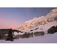 GLHUIOZ Rompecabezas de 500 Piezas para Adultos,Juego Familiar,Regalos para Amantes o Amigos Suiza,Alpes,Paso de montaña,52x38cm