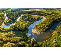 GLHUIOZ Rompecabezas de 500 Piezas para Adultos,Materiales Reciclables de Primera Calidad e Impresión de Alta Definición,Juego Familiar,Regalos para Amantes o Amigos,República Checa,Morava,52x38cm