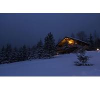 GLHUIOZ Rompecabezas de Madera de 500 Piezas Colorida Juegos de Rompecabezas de Adulto Viajes,árbol de Navidad,Rusia,52x38cm