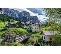 GLHUIOZ Rompecabezas en Miniatura de 500 Piezas para Adultos Puzzle Brain Ejercicio Desafío Juego de Alta dificultad Regalo para niños Niños Italia,Dolomitas,Tirol del Sur,52x38cm