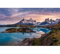 GLHUIOZ Rompecabezas en Miniatura de 500 Piezas para Adultos Puzzle Brain Ejercicio Desafío Juego de Alta dificultad Regalo para niños Niños Patagonia,Torres del Paine,52x38cm