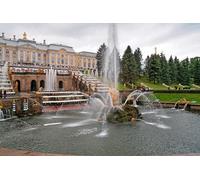 GLHUIOZ Rompecabezas para Adultos, Puzle de 1500 Piezas, Rompecabezas De Madera, Parques y Fuentes de San Petersburgo, Rusia 87x57cm