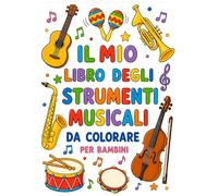 Gli strumenti musicali da colorare