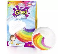 Glibbi - Boom Bomba de Baño Efervescente con Efecto Arcoiris, para Niños a partir de 3 Años - 110 g