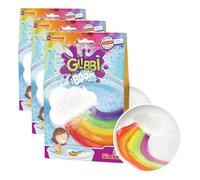 Glibbi - Boom Bomba de Baño Efervescente con Efecto Arcoiris, para Niños a partir de 3 Años - 110 g (Paquete de 3)
