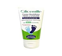 GLICEMILLE | Crema hidratante pies & uñas, dermatológicamente testada, con glicerina y urea, con manzanilla BIO, pies suaves y aterciopelados, con molécula antiolor, 100 ml