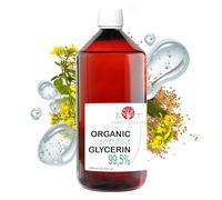 Glicerina Liquida Vegetal Pura y Organica - Glicerina para hacer jabones, Hidratante Facial y Corporal, Base Cosmetica Casera 100% Natural - 1000 g 1 kg