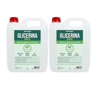 Glicerina Vegetal Liquida 2x2L, Grado Farmacéutico, Alta Pureza, Hidratante y Humectante Natural Cabello y Piel,Sin Fragancia Ideal Jabones,Champús,Cremas,Base Cosmética Manualidades, Vegana, USP