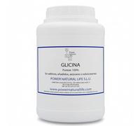 Glicina en Polvo 100% Pura Power Natural Life - Aminoácido No Esencial - Alta Solubilidad - Vegana - Sin Aditivos ni Añadidos - Envase de 1 kg