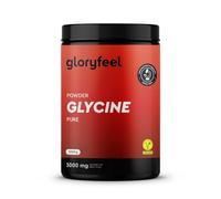 Glicina en polvo 1000g (330 porciones) - Alta Dosis 3000mg de L-glicina al día - Aminoácido puro y dulce por naturaleza - Rápida solubilidad - Probado en laboratorio, vegano y sin aditivos