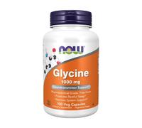 Glicina NOW, 1000 mg (100 cápsulas)