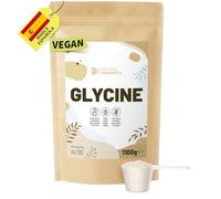 Glicina Polvo 1100g - 365 Porciones -Pura & Sin Aditivos, Sin OGM - Bolsa Resellable con Cuchara Medidora - Para Fortalecer Articulaciones, Huesos, Músculos - Vegano