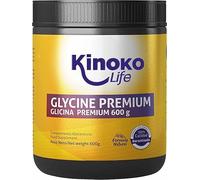 GLICINA PREMIUM 600 g 100% PURA .Cristalizada | Sin Nanopartículas | Regenerador Del Colágeno |Prevención De Lesiones Musculares | Promueve El Sueño Reparador | Non OGM | Glicina Polvo
