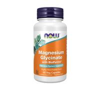 Glicinato de magnesio con BioPerine NOW (60 cápsulas)