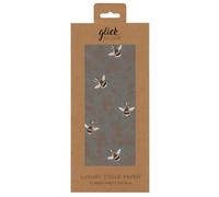 Glick 4 hojas de papel de seda de abeja reina. Cada hoja mide 75 x 50 cm cuando está abierta y es adecuada para cumpleaños y otras celebraciones