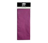 Glick 4 Hojas de Papel Seda Fucsia, Cada Hoja 750 mm x 500 mm, Para Envolver Regalos y Artes Manualidades