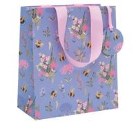 Glick Bolsa de regalo grande de lujo, diseño de abejas y otras celebraciones, 260 x 315 x 135 mm, multicolor