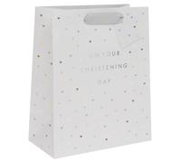 Glick Bolsa de regalo grande de lujo, para bautizo, para niños, 260 x 315 x 135 mm, multicolor