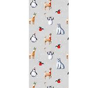 Glick Cuatro hojas de papel de seda de animales, envoltura de pañuelos de Navidad, TPX64, multicolor