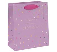 Glick GMT28 - Bolsa de regalo de lujo, tamaño mediano, multicolor, 200 x 225 x 100 mm