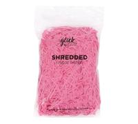 Glick Papel de seda caliente triturado, 30 gramos, papel triturado rosa, perfecto para usar en envoltura de regalos
