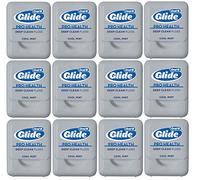 Glide Oral-B Pro-Health Deep Clean Floss, menta fresca, tamaño pequeño, 4 metros, paquete de 12
