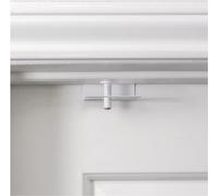 GlideLok - Cerradura superior de puerta de seguridad infantil para puertas interiores y exteriores, bloquea y desbloquea desde ambos lados, evita que niños, mascotas, perros y gatos abran puertas