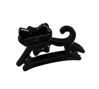 Glifora Pinza para el pelo con forma de gato y diseño antideslizante estable, pinza para el pelo, pinza grande para la cabeza trasera, ligera, accesorio para el pelo medio atado