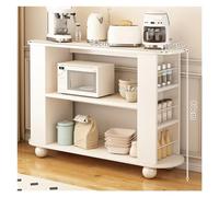 GLigeT Almacenamiento Aparador de Comedor contra la Pared, aparador for el hogar, estantes, Sala Estar, Cocina, gabinete Almacenamiento, Cubo(80x30x80cm)