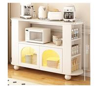 GLigeT Almacenamiento Aparador de Comedor contra la Pared, aparador for el hogar, estantes, Sala Estar, Cocina, gabinete Almacenamiento, Cubo(100x30x80cm)