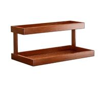 GLigeT Cocina Portavasos, juego de té escritorio for el hogar, estante Almacenamiento simple dos capas