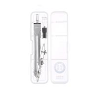 GLigeT Compás Dibujo Compass Set Professional Brújula for la geometría con Rellenos de Plomo Extra Math Compass Dibujo Brújula con Bloqueo Compás Escolar